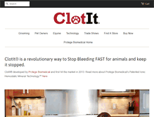Tablet Screenshot of clotit.com